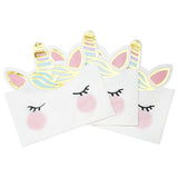 We Heart Unicorns Face Napkins