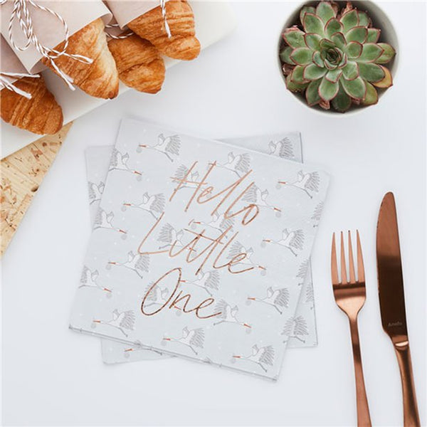 Hello Little One Paper Napkins 20pk