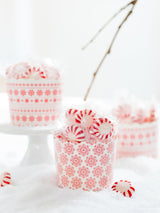 Nordic Snowflakes Food Cups (50pcs)