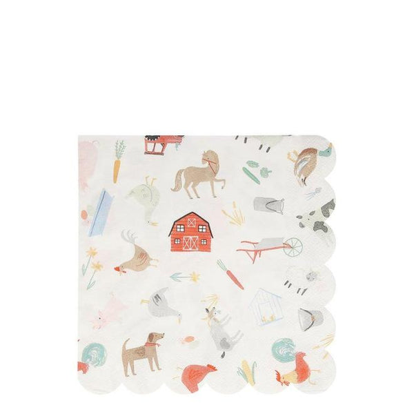 On The Farm Large Napkins