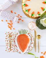 Sketchy Carrot Shaped Plates