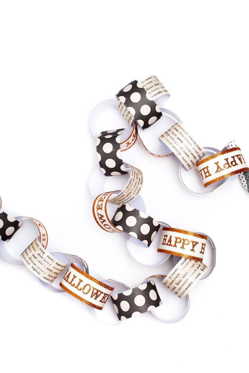 Halloween Vintage Paper Chain