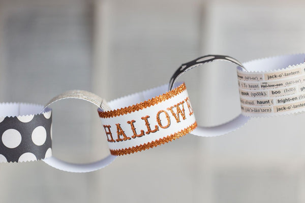 Halloween Vintage Paper Chain