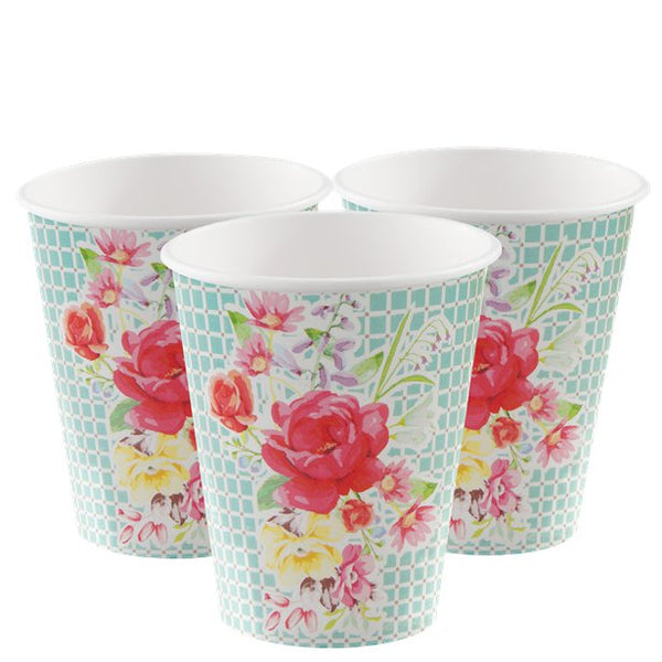 Vintage Tea Party Paper Cups