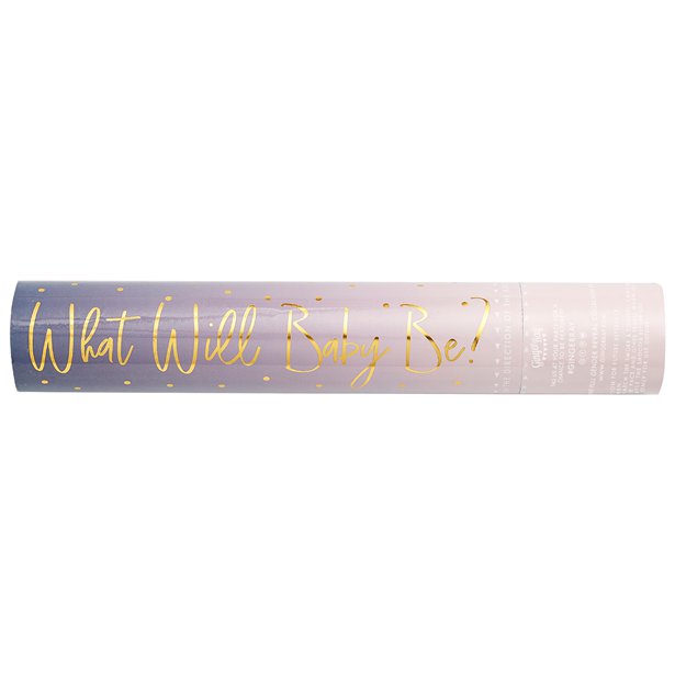 Gender Reveal Pink Smoke & Confetti Cannon