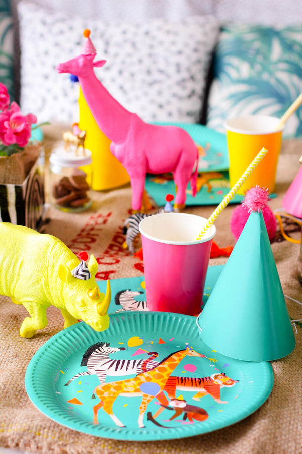 Bright Animal Dinner Plates