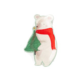 Snow Fun Bear Shaped Plate