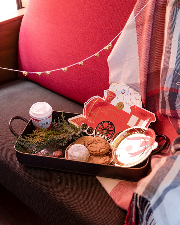 Polar Express Ticket Shaped Napkins