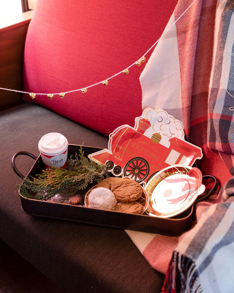 Polar Express Ticket Shaped Napkins