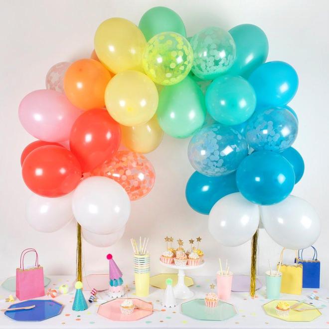 Rainbow Balloon Arch