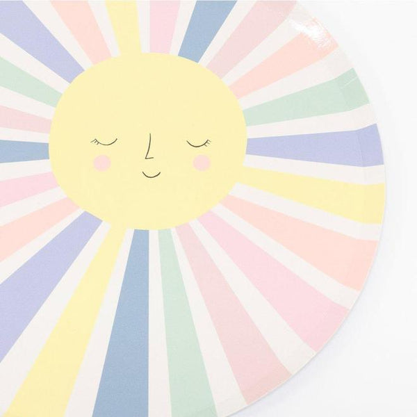 Rainbow Sun Dinner Plates