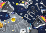 Space Rocket Party Paper Plates