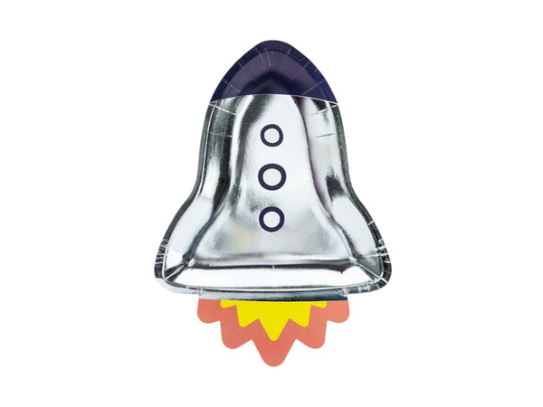 Space Rocket Party Paper Plates
