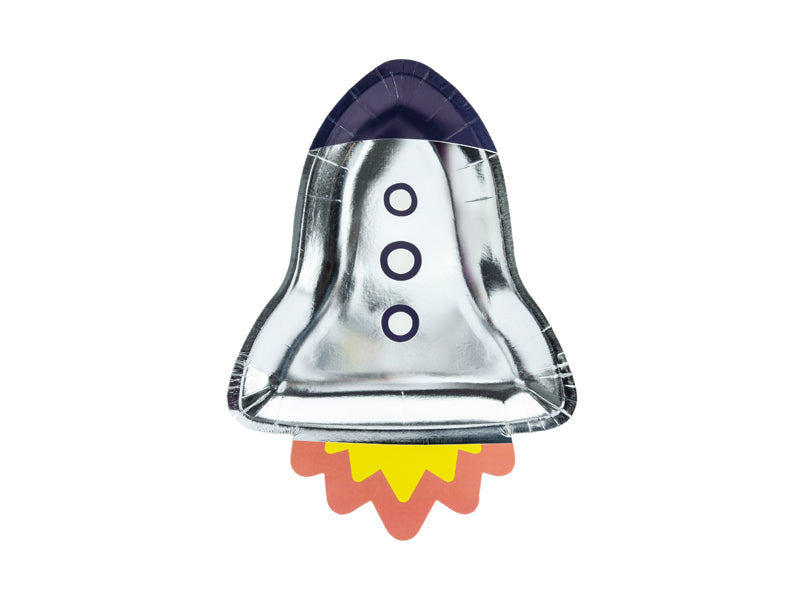 Space Rocket Party Paper Plates