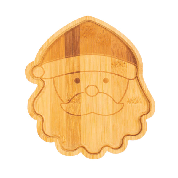 Father Christmas Bamboo Plate