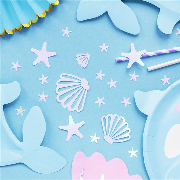 Iridescent Shell Confetti