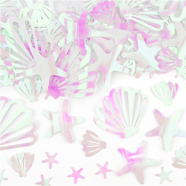 Iridescent Shell Confetti