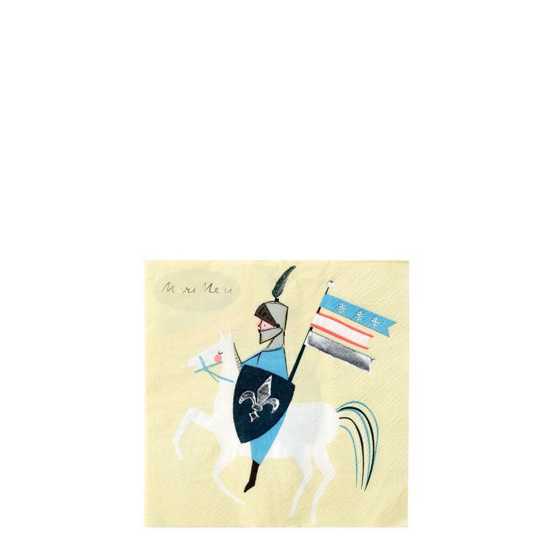 Dragon and Knights Small Napkins