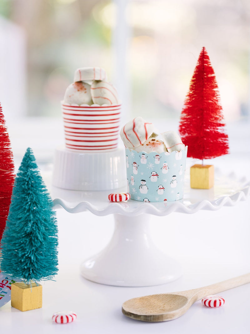 Snowman and Stripes Food Cups