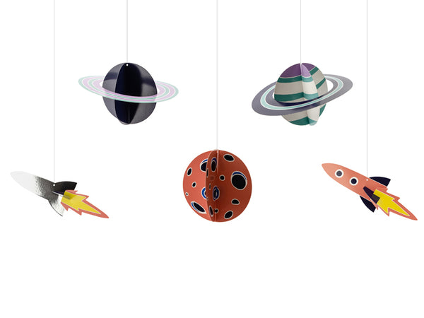 Space Hanging Decorations (5PC)