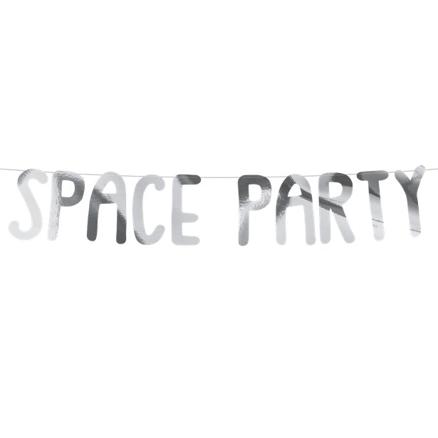 Space Party Letter Banner