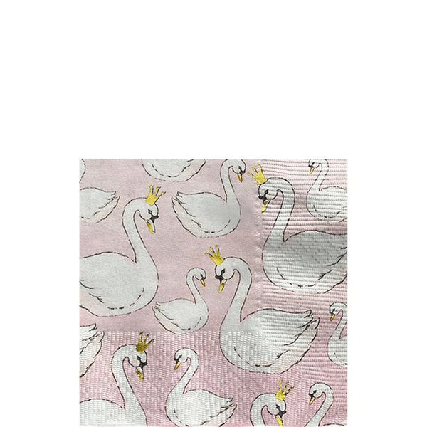 Lovely Swan Small Napkins