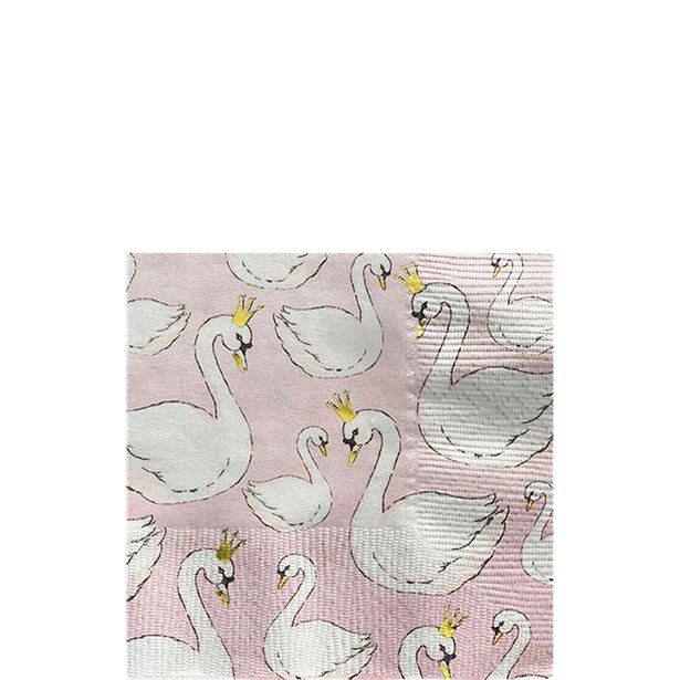 Lovely Swan Small Napkins