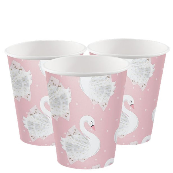 Lovely Swan Paper Cups