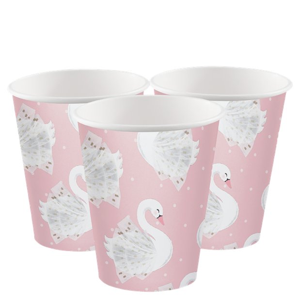 Lovely Swan Paper Cups