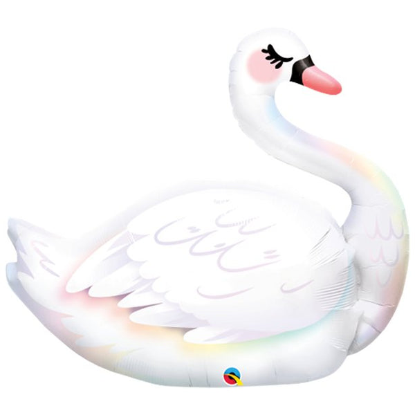 Graceful Swan Supershape Balloon