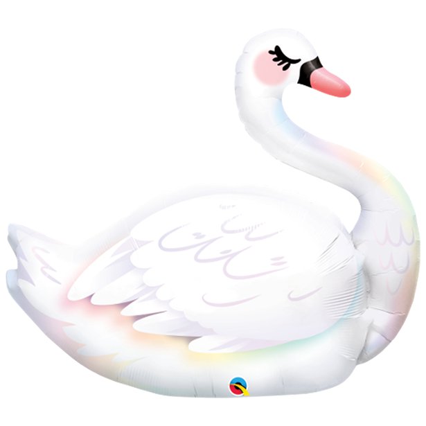 Graceful Swan Supershape Balloon
