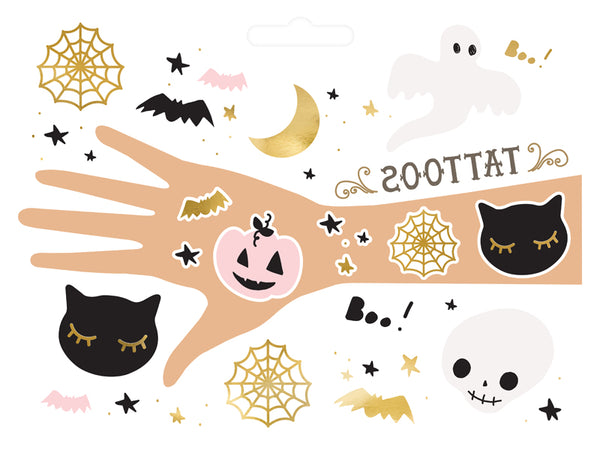 Temporary Boo Mix Tattoos