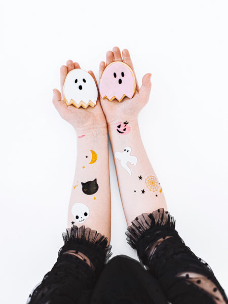 Temporary Boo Mix Tattoos