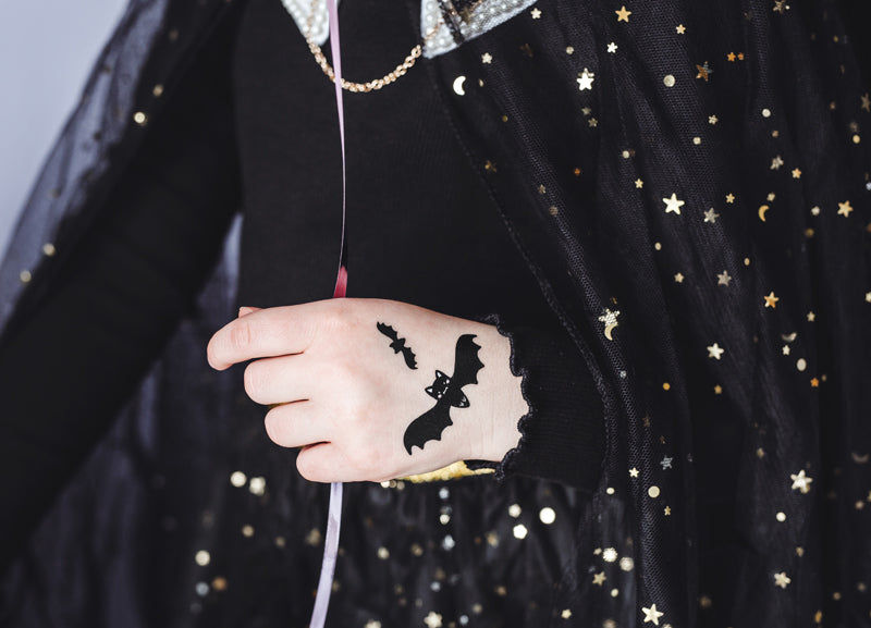 Temporary Halloween Mix Tattoos