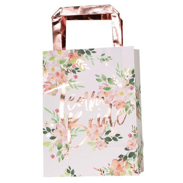 Floral Hen Party Paper Bags 5pk