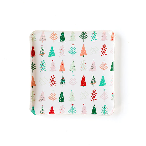 Festive Christmas Tree Dinner Plates
