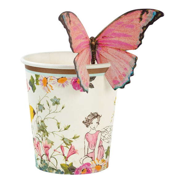 Truly Fairy Butterfly Detail Paper Cups