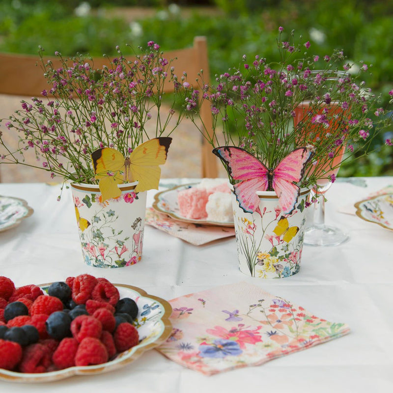 Truly Fairy Butterfly Detail Paper Cups