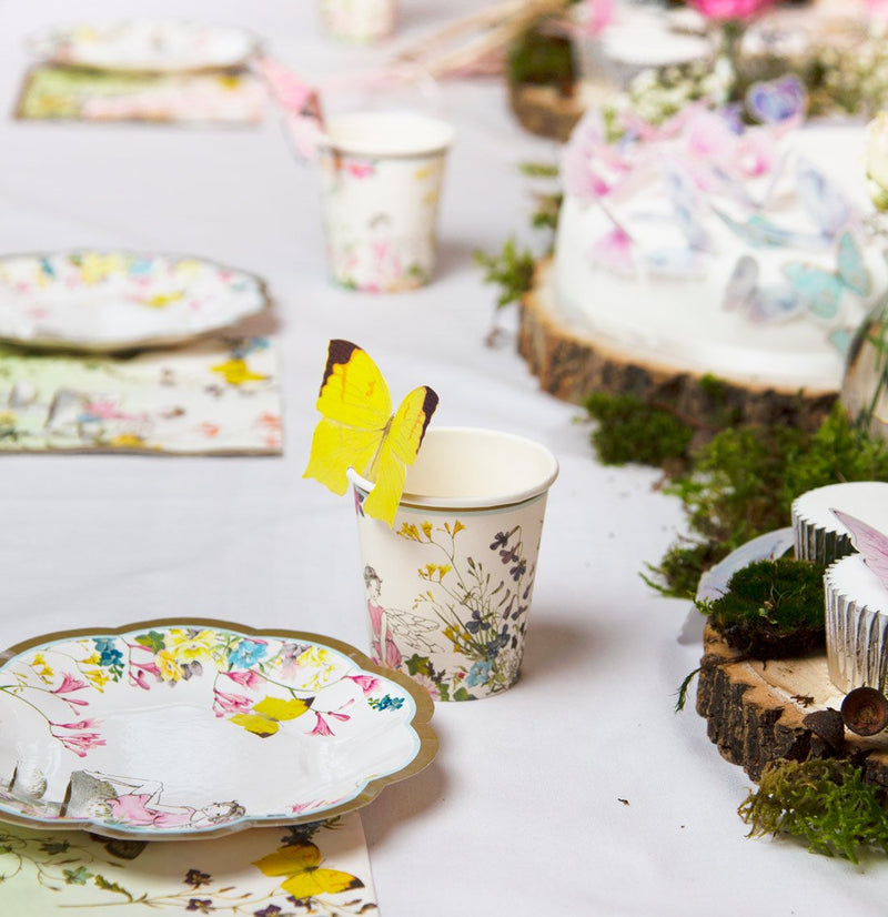 Truly Fairy Butterfly Detail Paper Cups