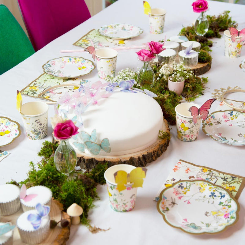 Truly Fairy Butterfly Detail Paper Cups