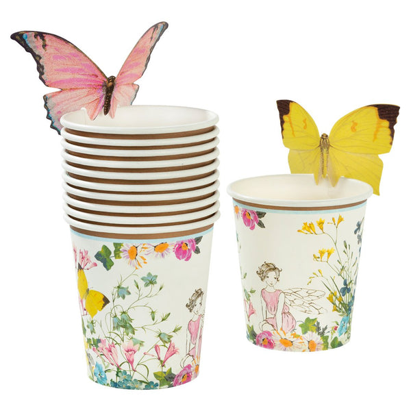 Truly Fairy Butterfly Detail Paper Cups