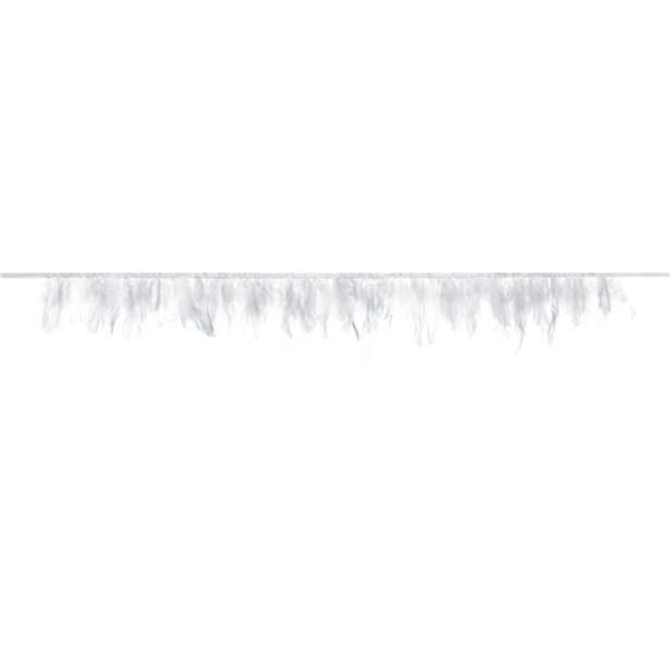 White Feather Garland