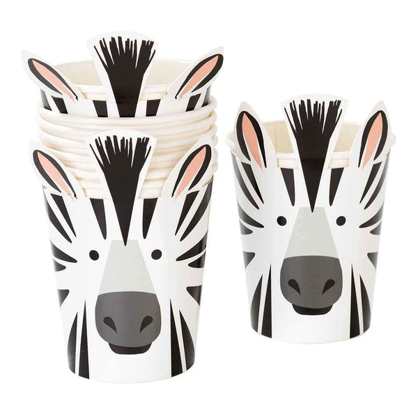 Bright Animals Zebra Cups