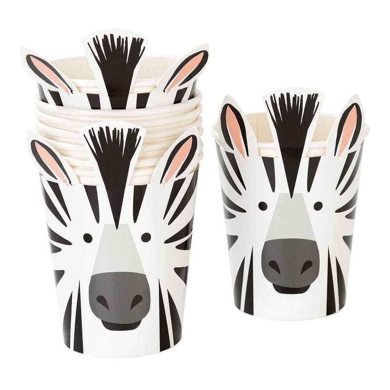 Bright Animals Zebra Cups