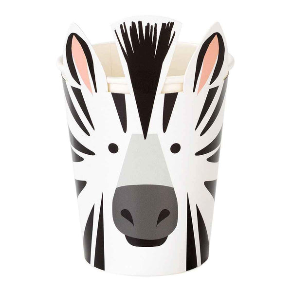Bright Animals Zebra Cups