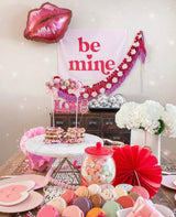 Pink Be Mine Reusable Fabric Banner