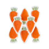 Sketchy Carrot Shaped Plates