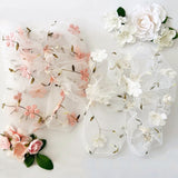 Embroidered Flutter Petal Floral Slouch Socks