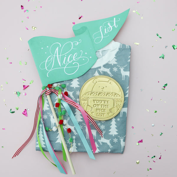 Nice List Party Pennant