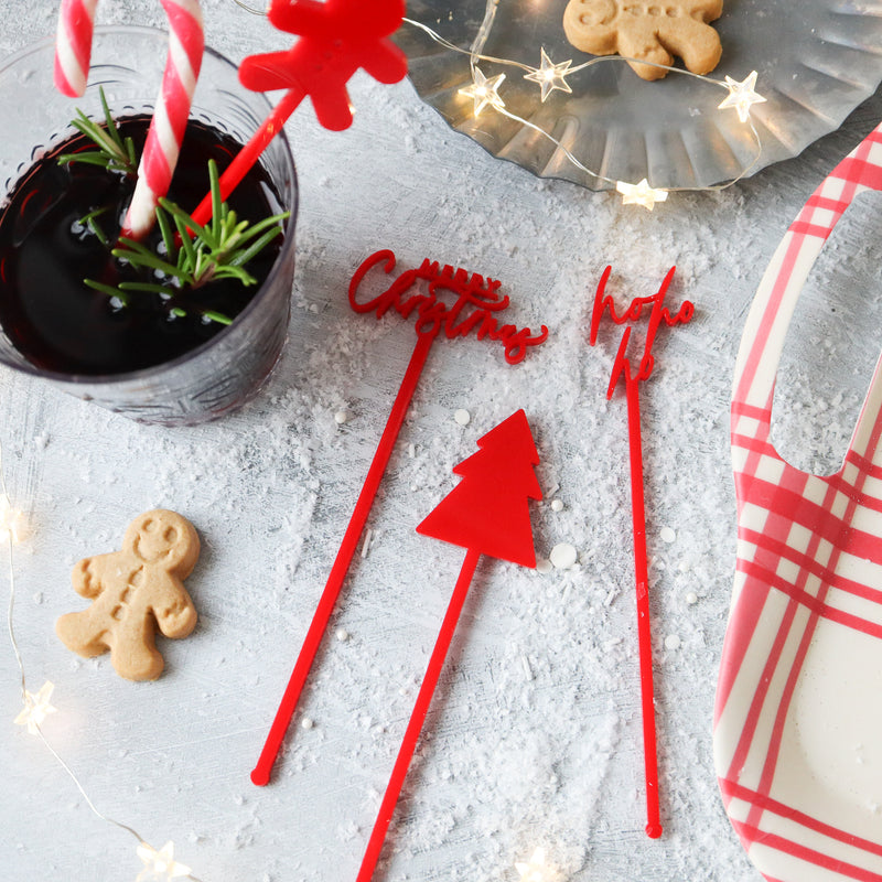 Christmas Drink Stirrers